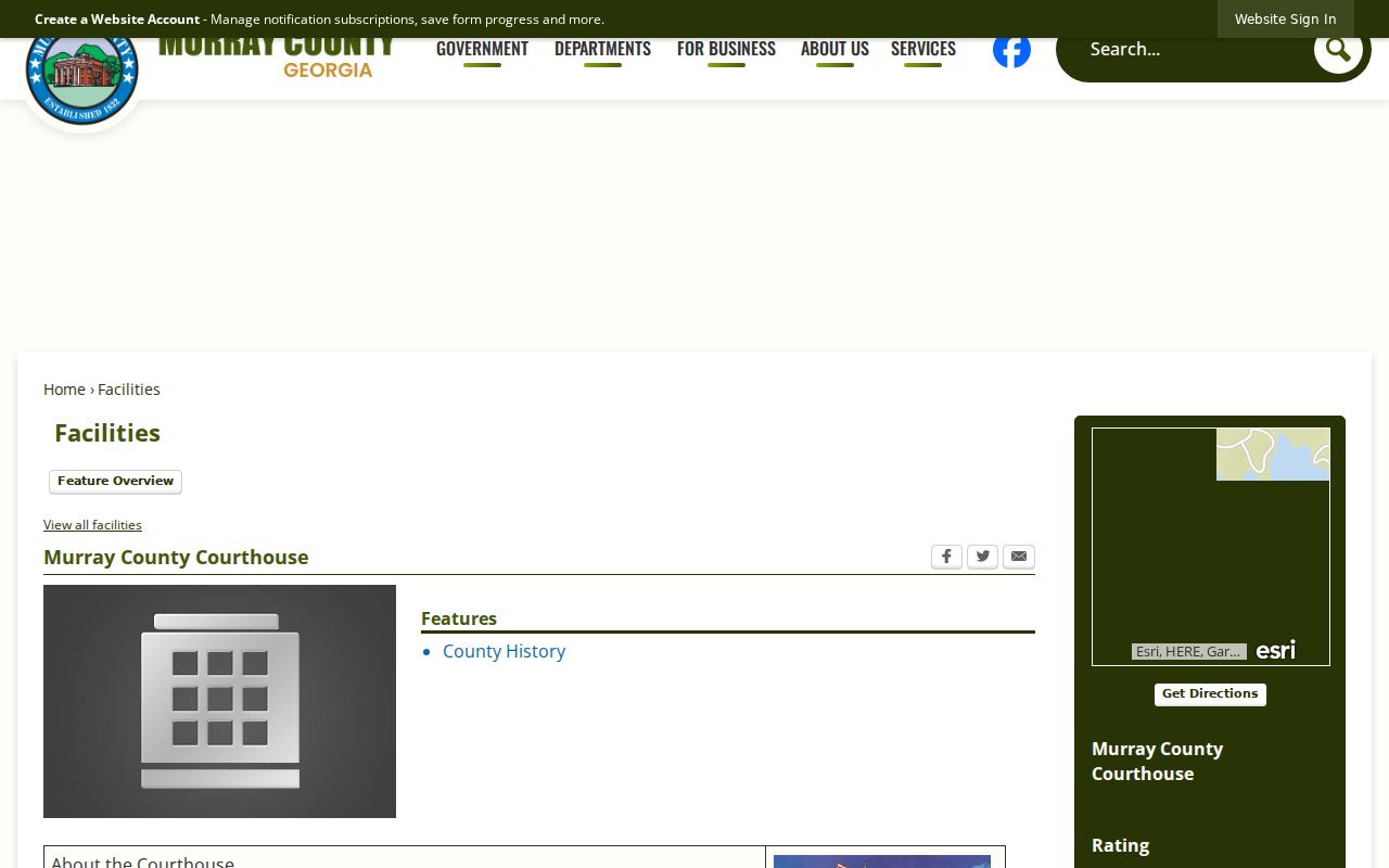 Historic Murray County courthouse and criminal records history